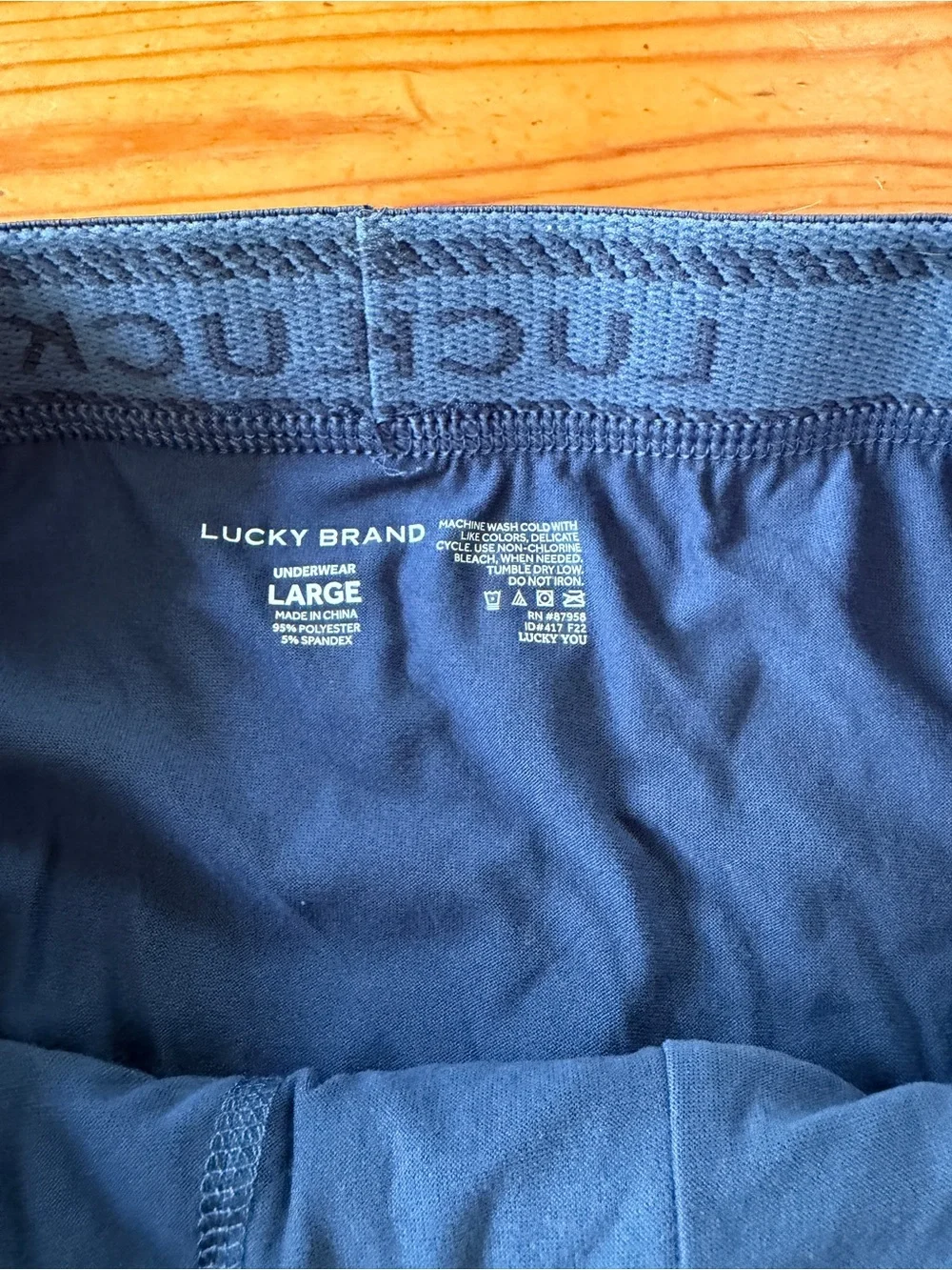Lucky Brand nwot men boxer shorts size Large